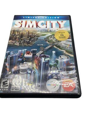 SIMCITY PC DVD-ROM software game Limited Edition 2013 Electronic Arts READ